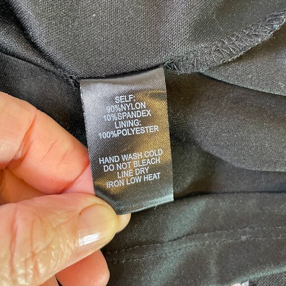 Lulus Everleigh Black Lace Mini Skater Dress Lined Sleeveless Round Neck Size S - Picture 16 of 16